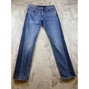 Levis 511 Jeans Mens 32x32 Blue Two Tone Denim Pants Slim Fit Stretch